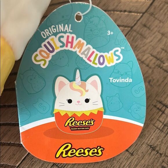 Reese's Squishmallow Unicorn Cat Plush - Picture 3 of 17